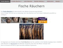 Tablet Screenshot of fischraeuchern.com